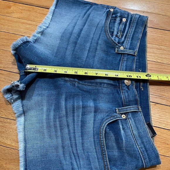 Seven 7 for all Mankind Womens Cut Off Denim Shorts Size 30 Frayed Raw EUC - Picture 9 of 11